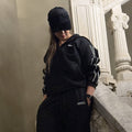 Unisex zipper boxfit hodie