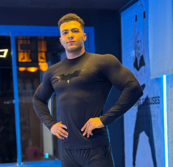 batman long-sleve compression T-shirt (batman)